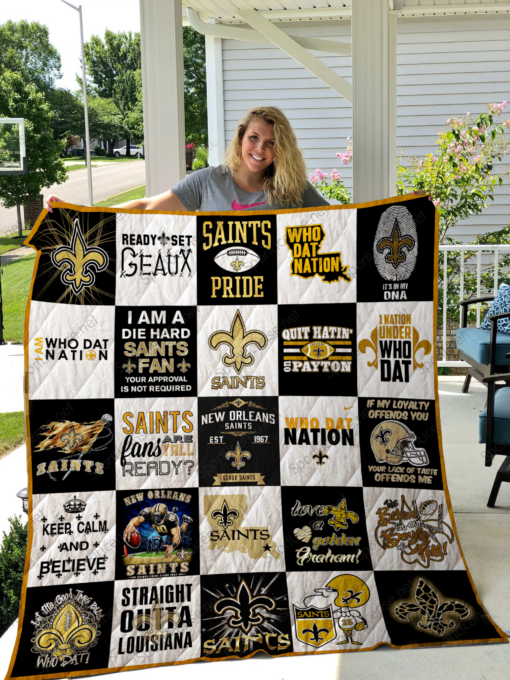 New Orleans Saints 1 Quilt Blanket A95