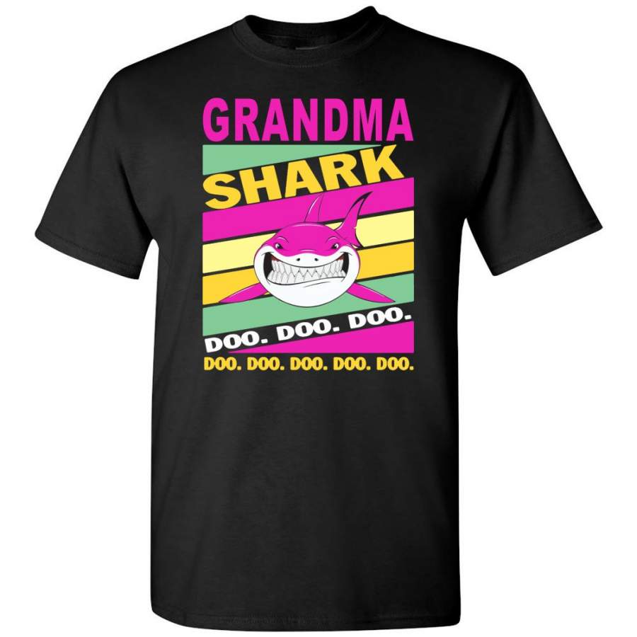 Vintage grandma shark doo doo doo T-shirt, gift tee for grandma