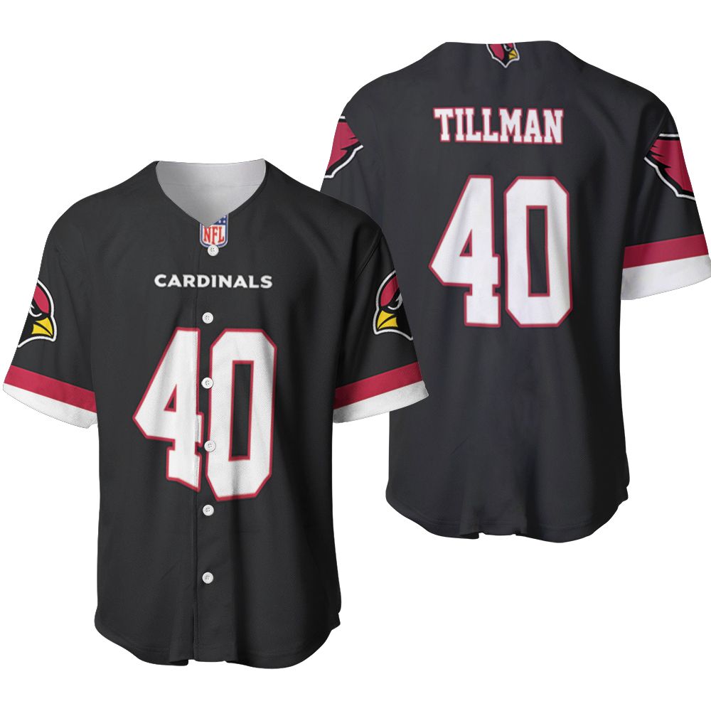 Arizona Cardinals Pat Tillman #40 Great Player NFL Alternate Game Black 2019 3D Designed Allover Gift For Arizona Fans Baseball Jersey