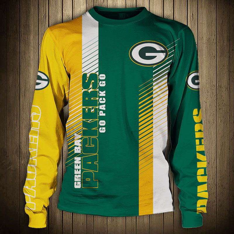 Women’S Green Bay Packers Sweatshirt Stripe