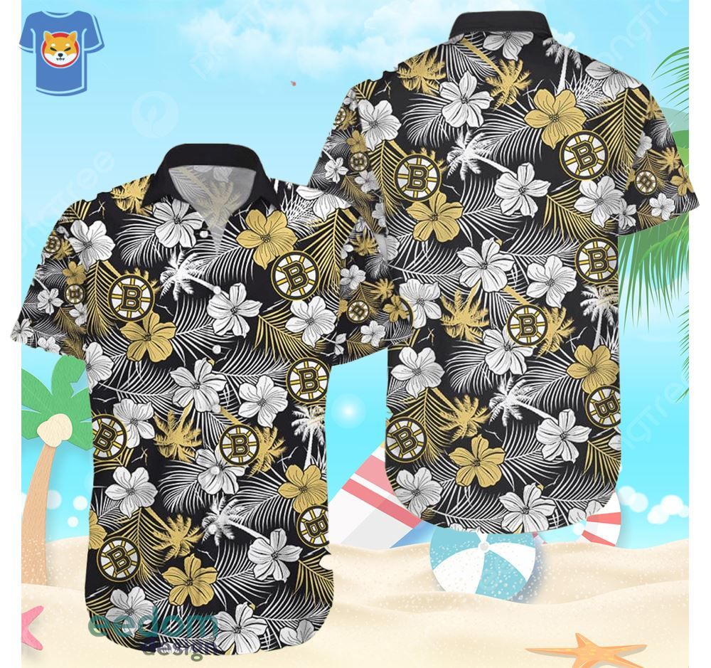 Boston Bruins Beach Shirt Men And Women Gift Hawaiian Shirt