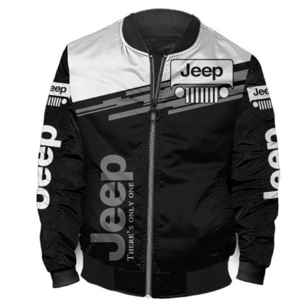 Bomber Jacket Jeep, Jeep 3D Spring Autumn, Mens Casual Jacket Uv55