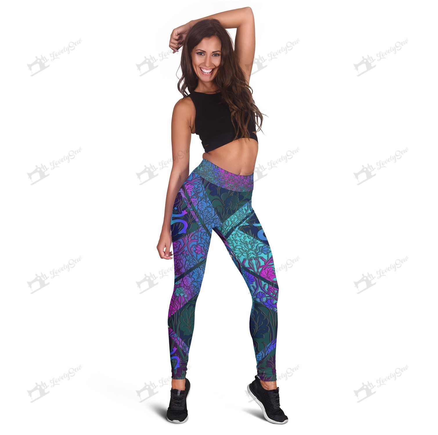 Coqui Frog Leggings And Hollow Tank Top Trl20121602