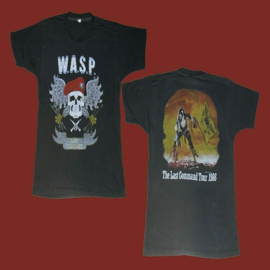 Vintage Rare W.A.S.P T Shirt From 1985 1986 Wasp Motley