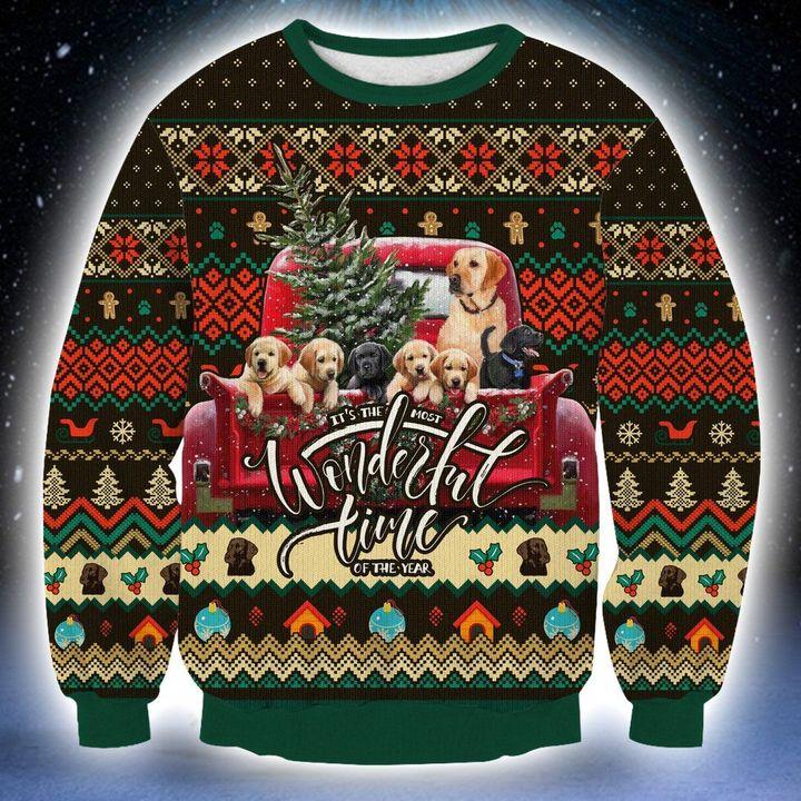 Abrador Its The Most Wonderful Time Of The Year Ugly Christmas Sweater | For Men & Women | Adult | Us6190