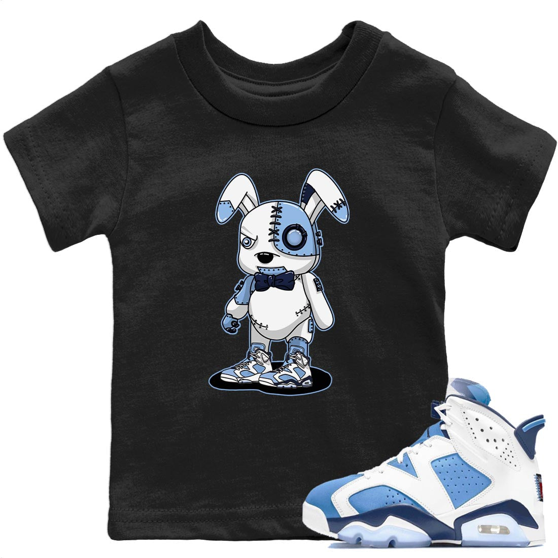 Cyborg Bunny T-Shirt – Air Jordan 6 Unc Baby & Youth