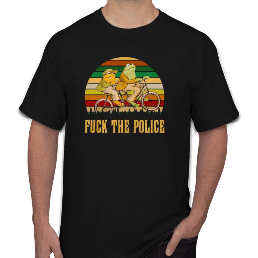 Vintage Frog And Toad Fuck The Police Shirt Men’s T-Shirts