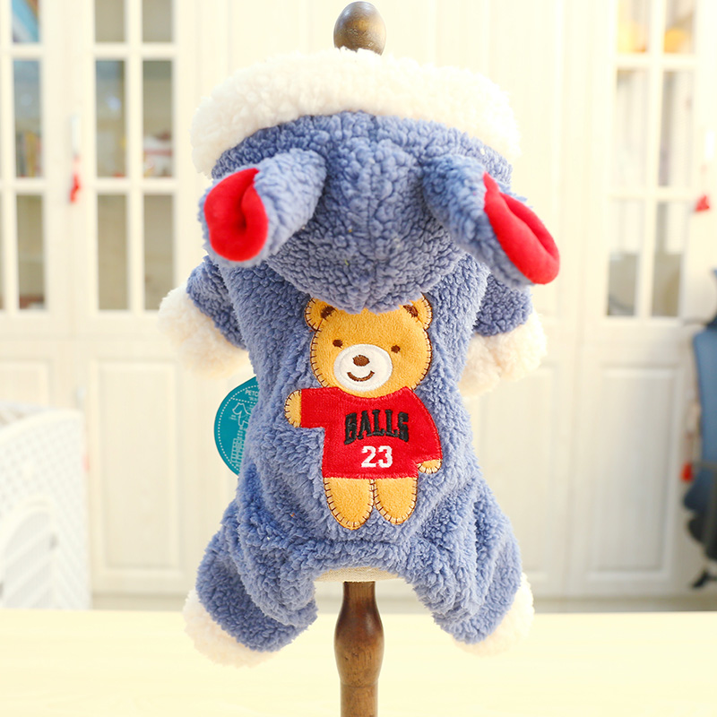 PETCIRCLE Dog Clothes Winter-Autumn Teddy Puppy Dog Bulldog Chihuahua Autumn Cat Clothes Pet Clothes Bear Big Change Coat alx