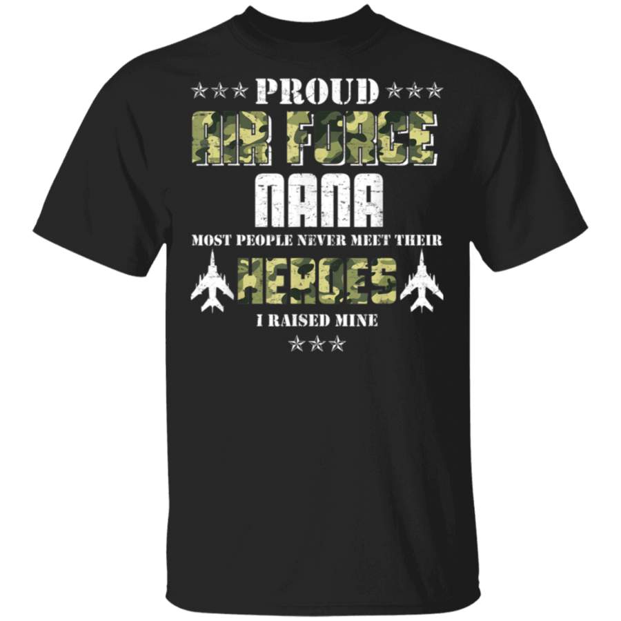 Vintage Proud Air Force Nana T Shirt Veteran Shirts