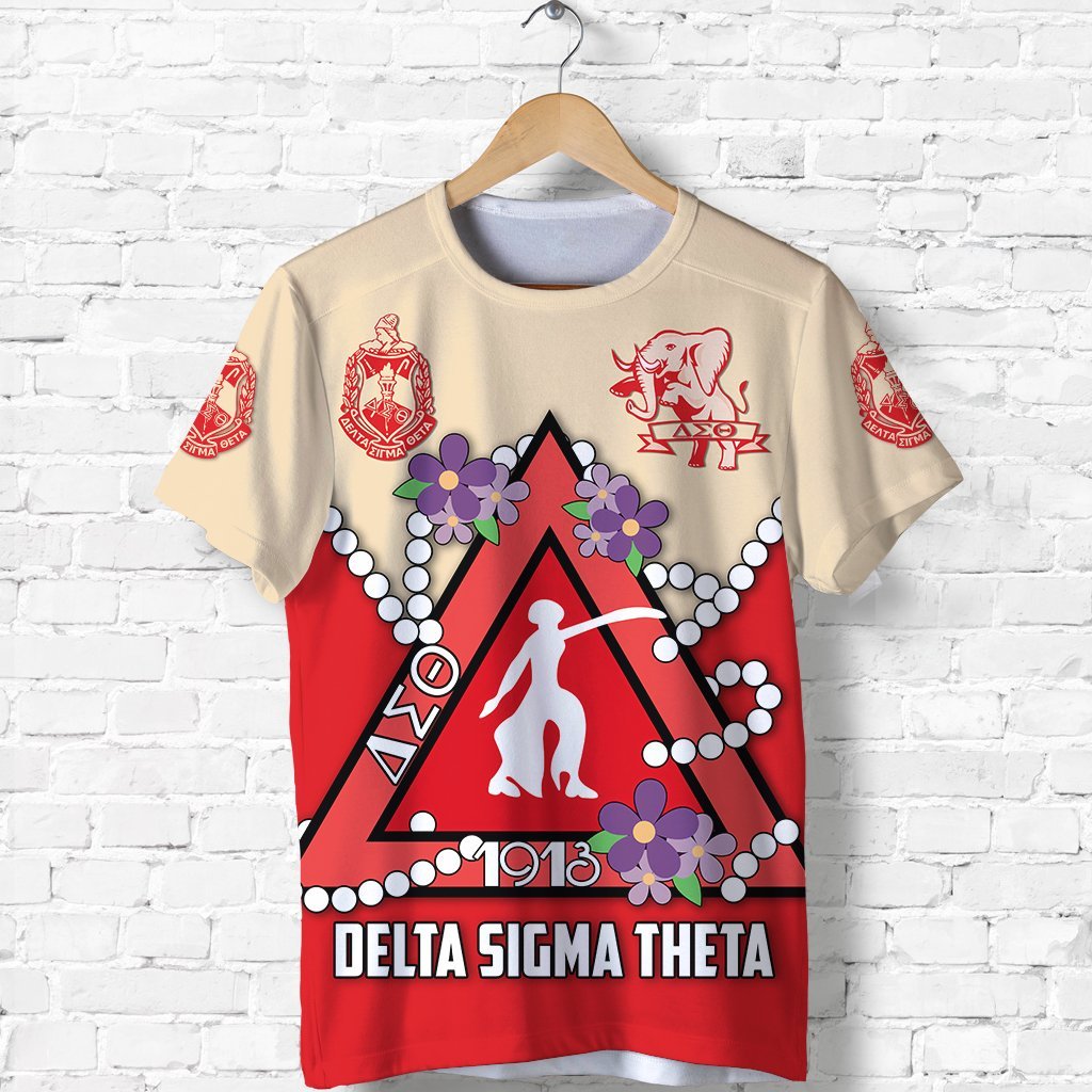 Greek Life T-Shirt – Delta Sigma Theta T Shirt Pyramid Elephant Lt4