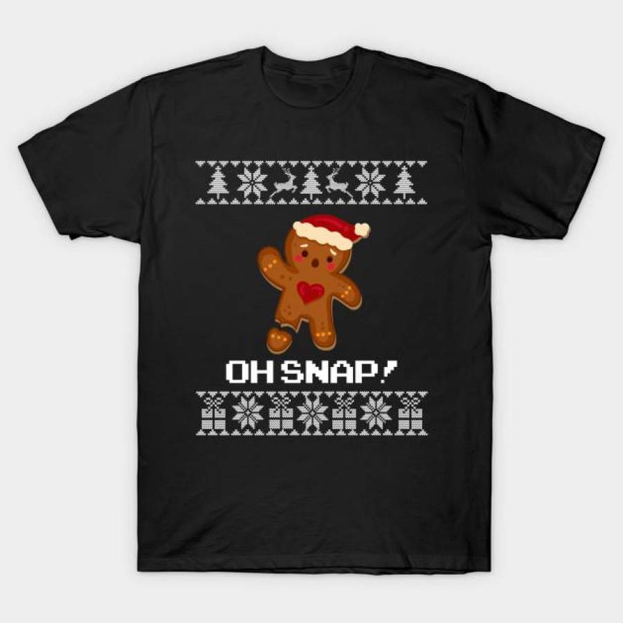 Nanimate Christmas Gifts Oh snap christmas shirt christmas gift for teen girls shirt, ginger, christmas, christmas gifts, christmas shirts, christmas jumper, gingerbread, ginger snap, ginger snap sweater - GST