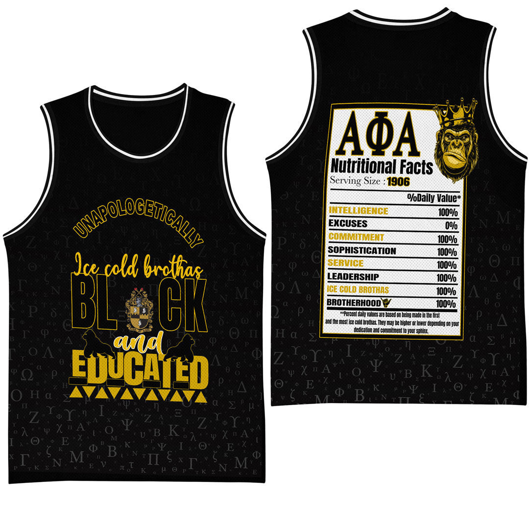 Africazone Clothing – Alpha Phi Alpha Basketball Jersey A35