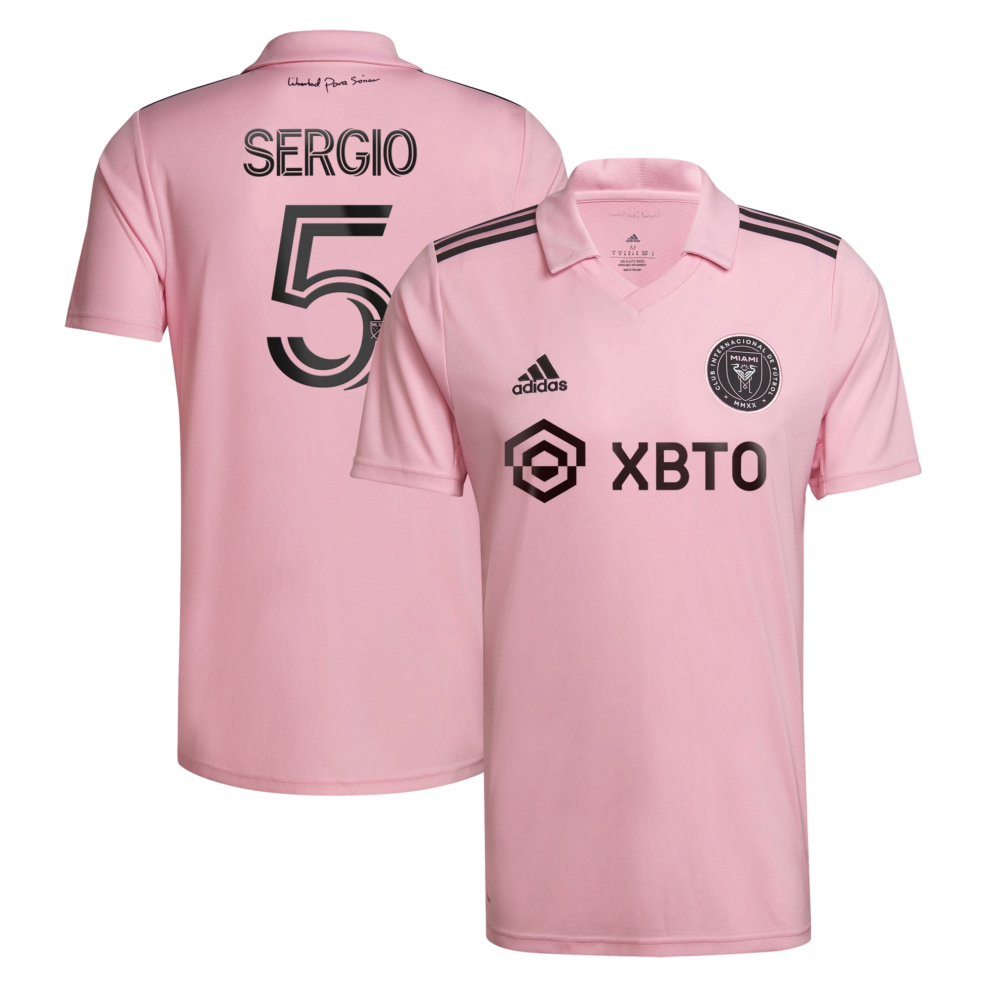 Sergio Busquets Inter Miami CF 2023 The Heart Beat Kit Replica Player Jersey – Pink