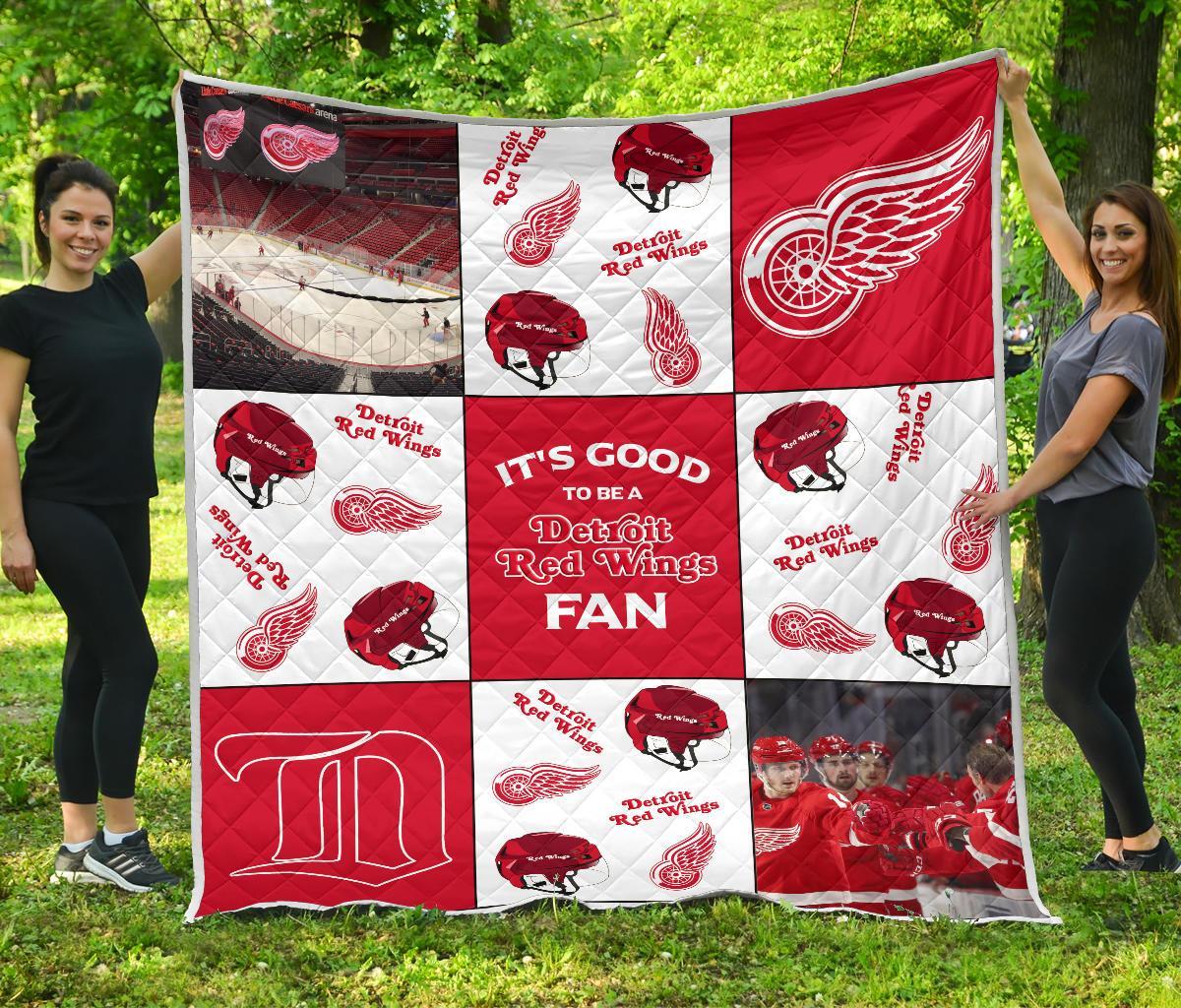 It’s Good To Be A Detroit Red Wings Fan Quilt Shop