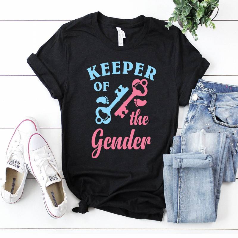 Crushtee Keeper Of The Gender Baby Shower T-Shirt