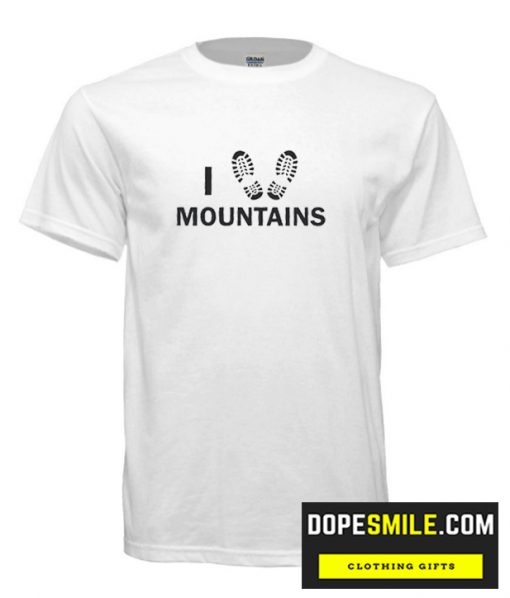 I Heart Mountains cool T Shirt