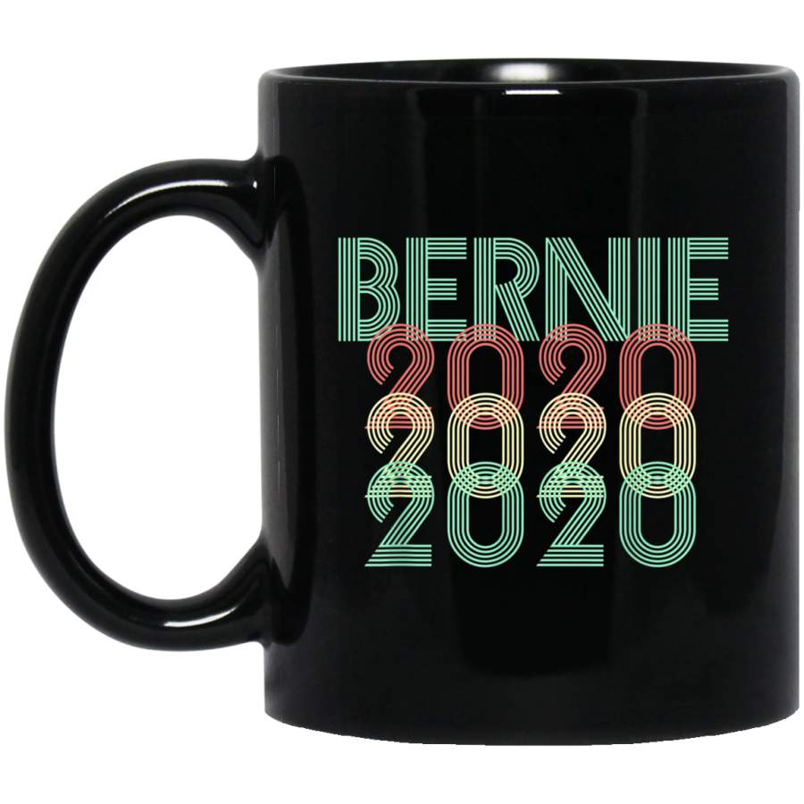 Vintage Bernie 2020 American Election Democrat Gift Mug 11 oz 15 oz Black Mug