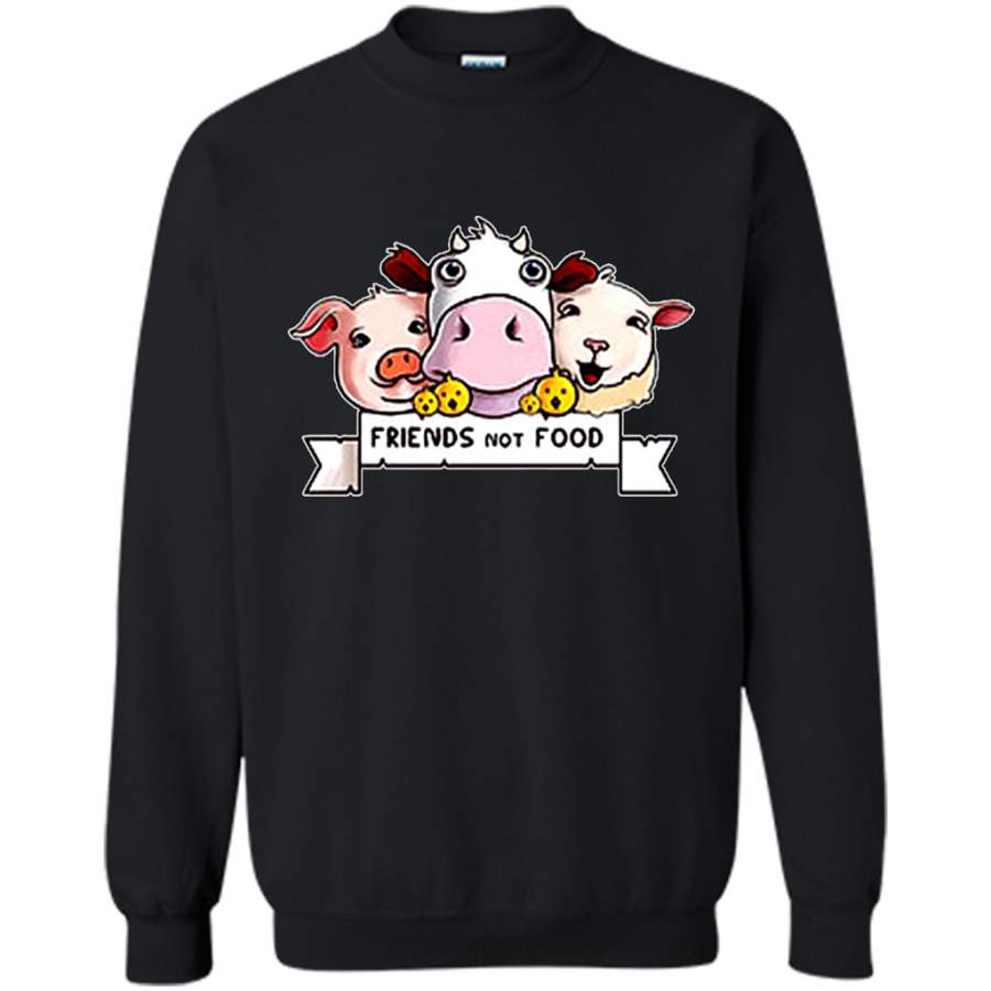 Animal Are Friends Not Food A – Gildan Crewneck Sweatshirt