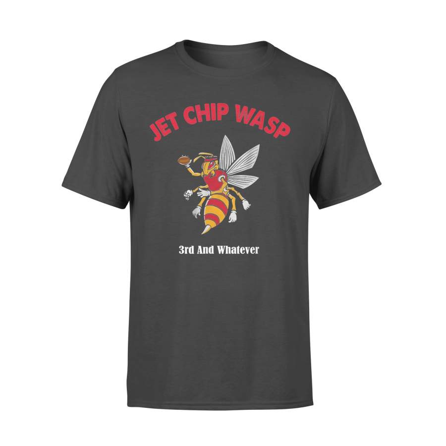 Jet Chip Wasp Shirt Funny Graphic Football Fans Kansas City T-Shirt – Standard T-shirt