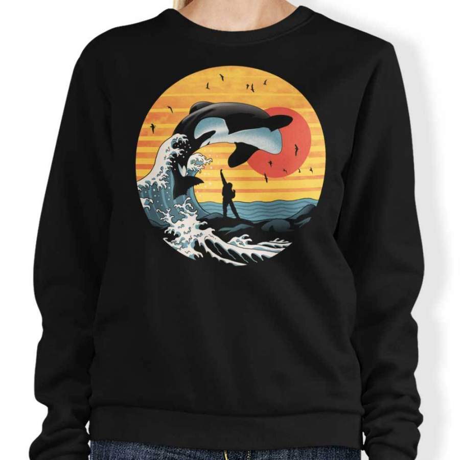 The Great Whale Off Kanagawa – Sweatshirt