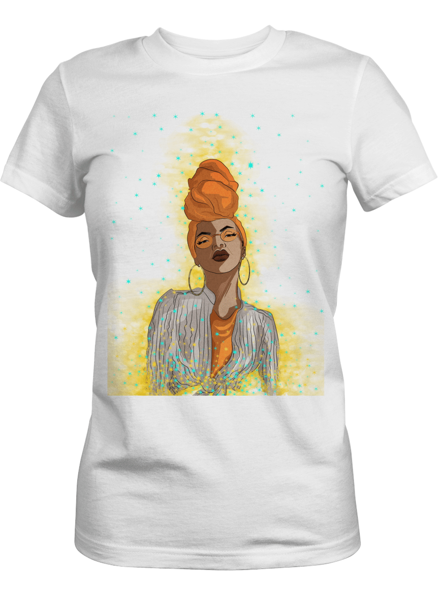 Shirt For Black Girl Headwraps Magic Tshirt For Black Women Shirt