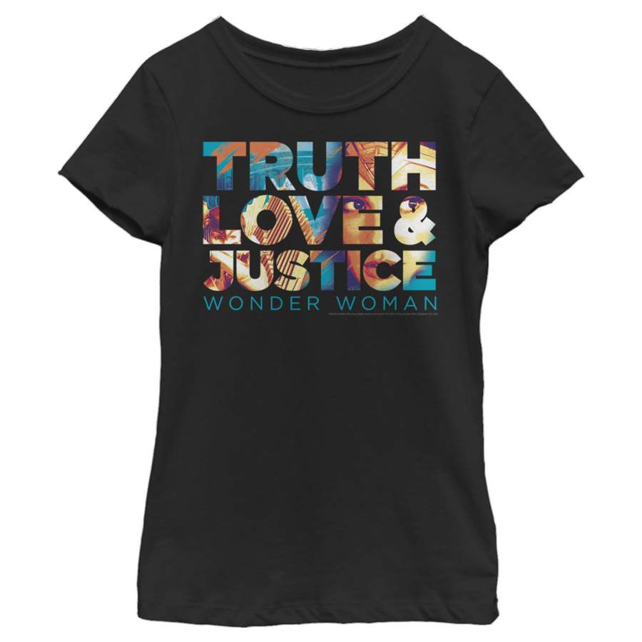 Wonder Woman 1984 Girl’s Truth Love Justice  T-Shirt