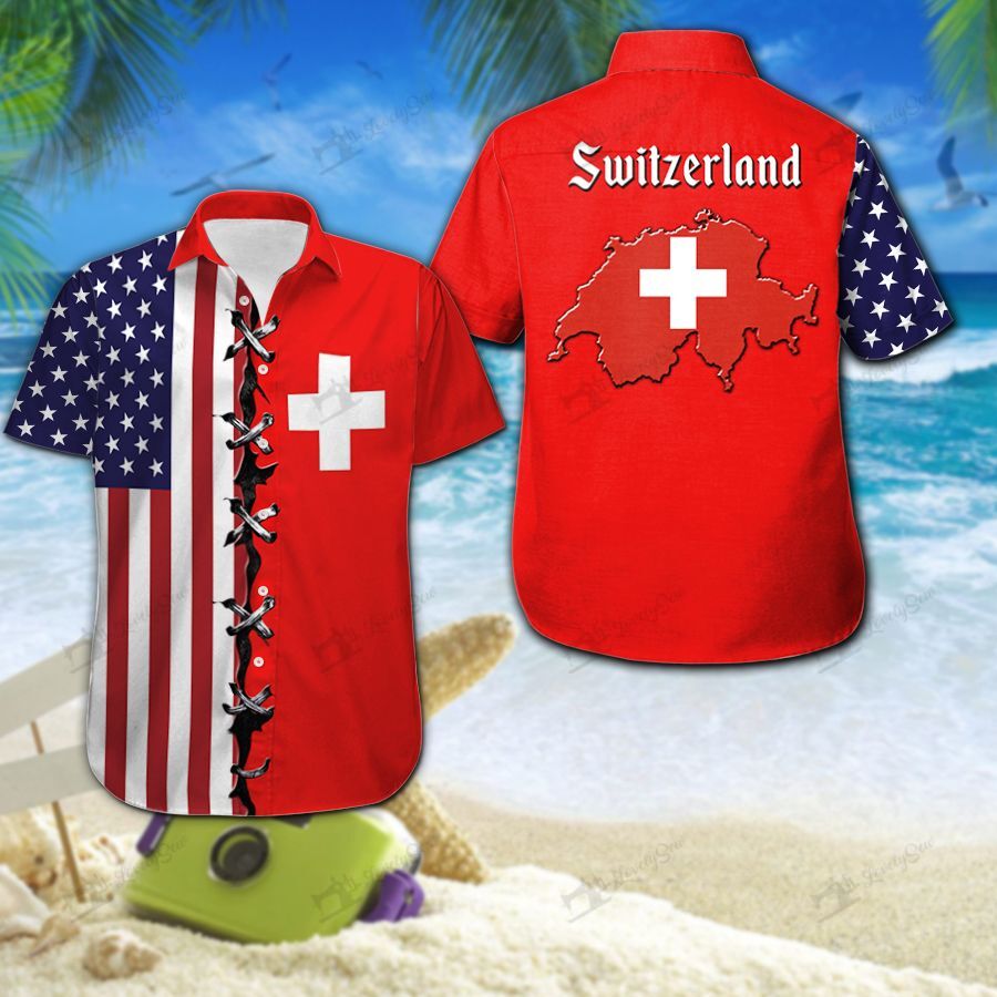 Switzerland Hawaiian Shirts Ha1659