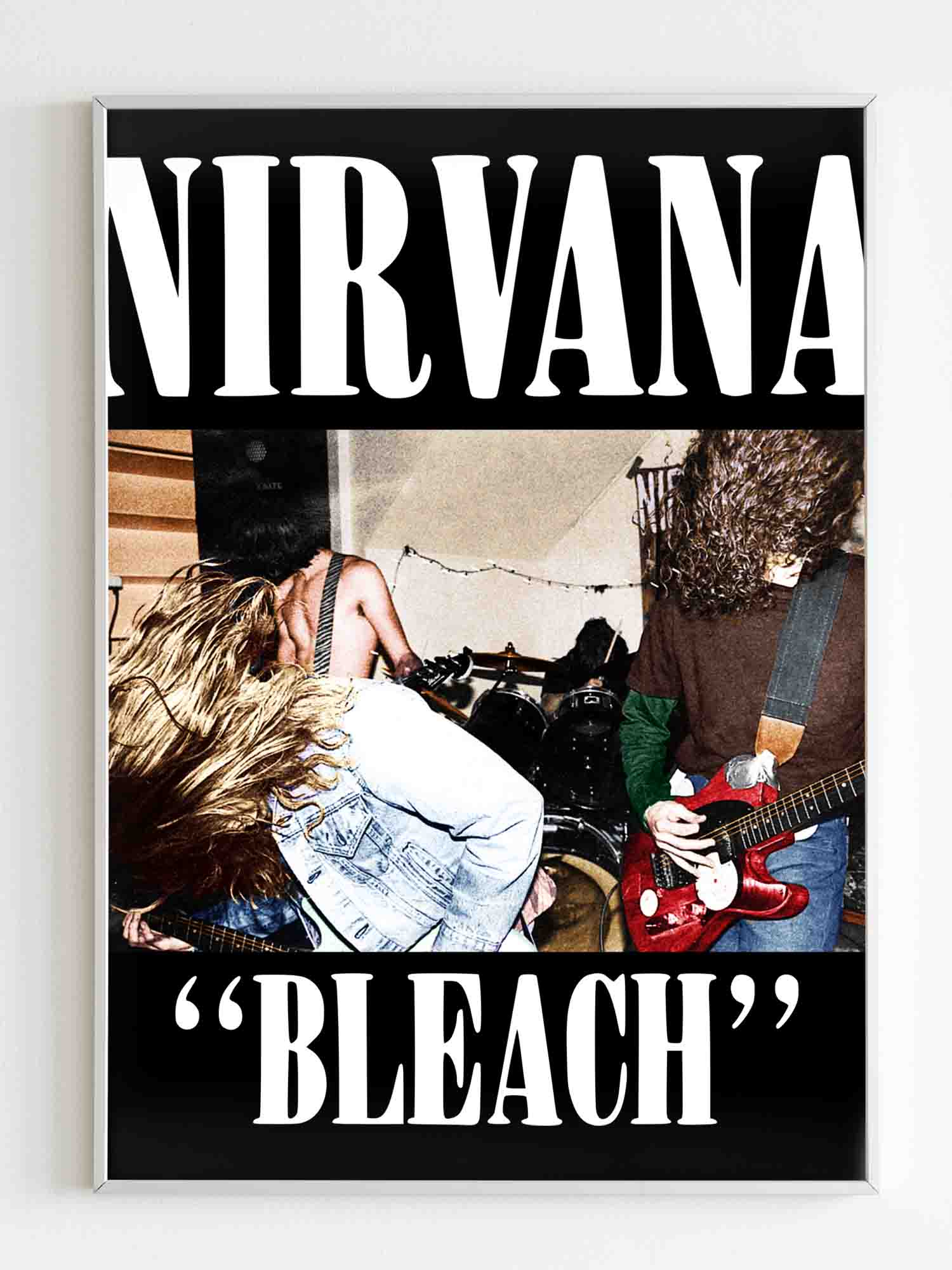 Nirvana Bleach Album Cover Poster - Micalshop