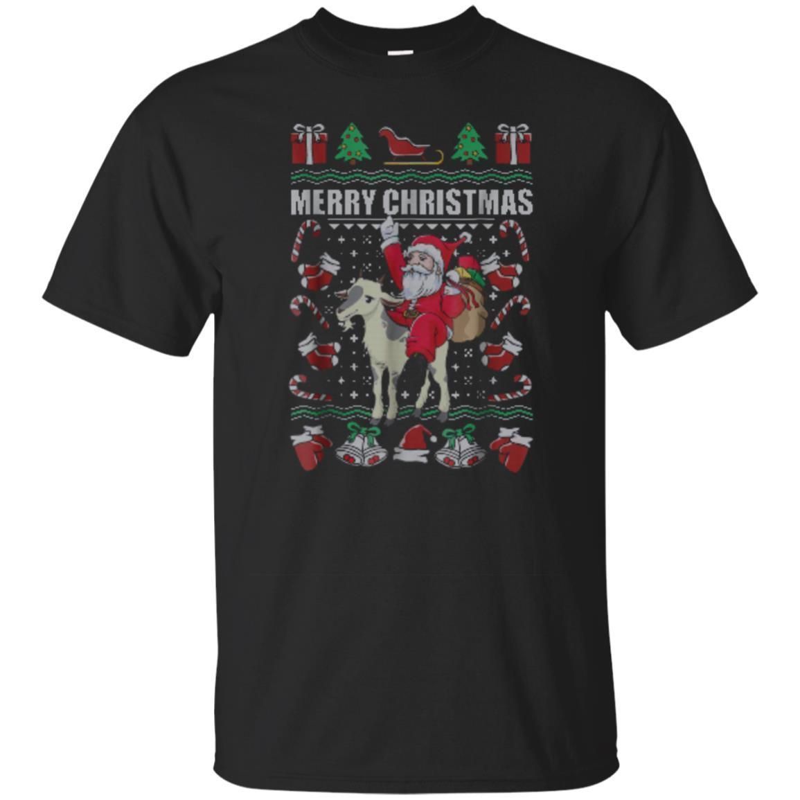 Check out this awesome Santa Riding Goat Ugly Christmas Shirt Goat Lover Xmas Gift