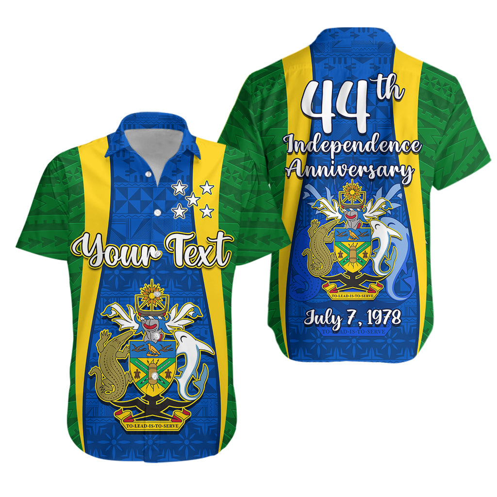 (Custom Personalised) Solomon Islands Day Hawaiian Shirt 44 Years Independence Anniversary Lt13