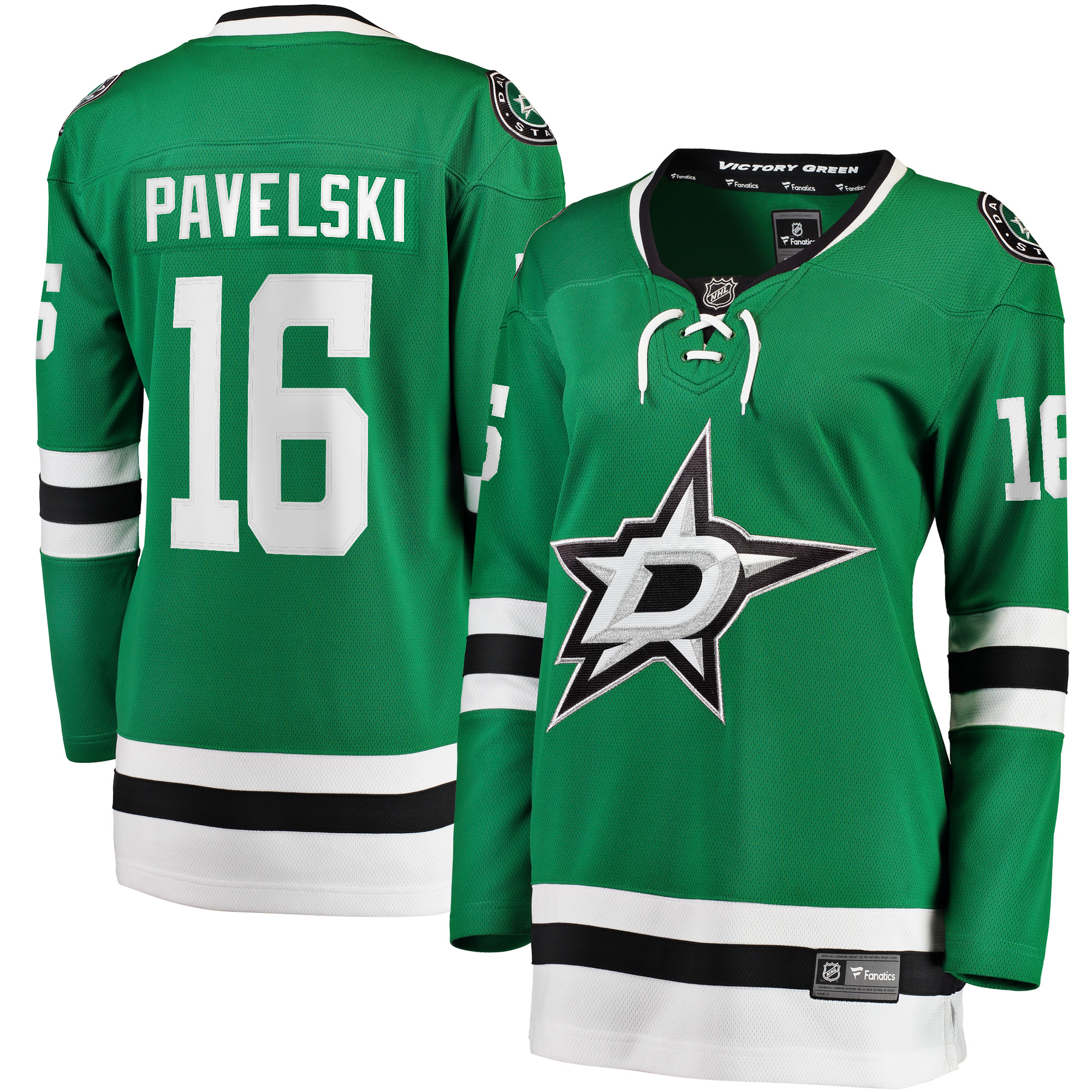 Joe Pavelski Dallas Stars Branded Women's Breakaway Home Player Jersey – Kelly Green