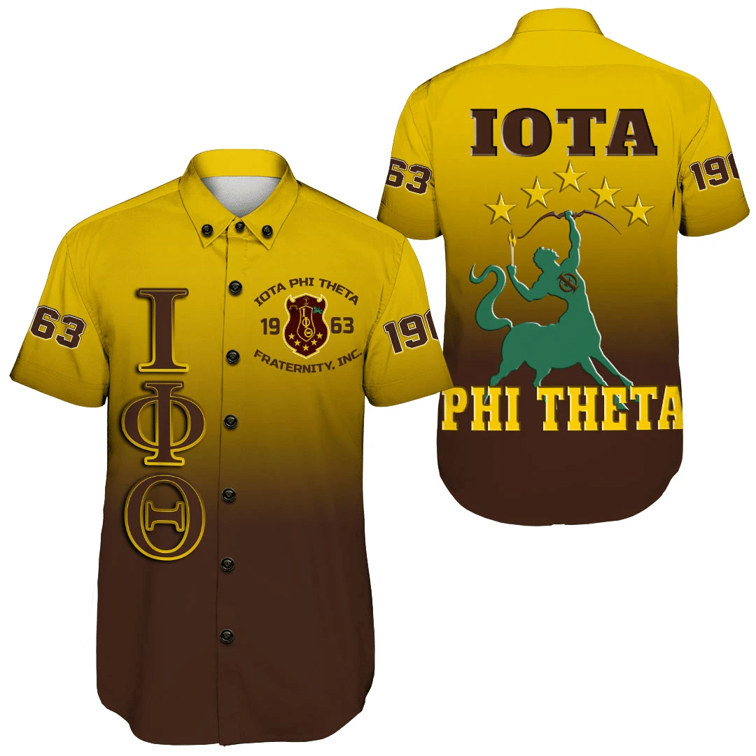 Africa Zone Shirt – Iota Phi Theta Gradient Short Sleeve Shirt A31