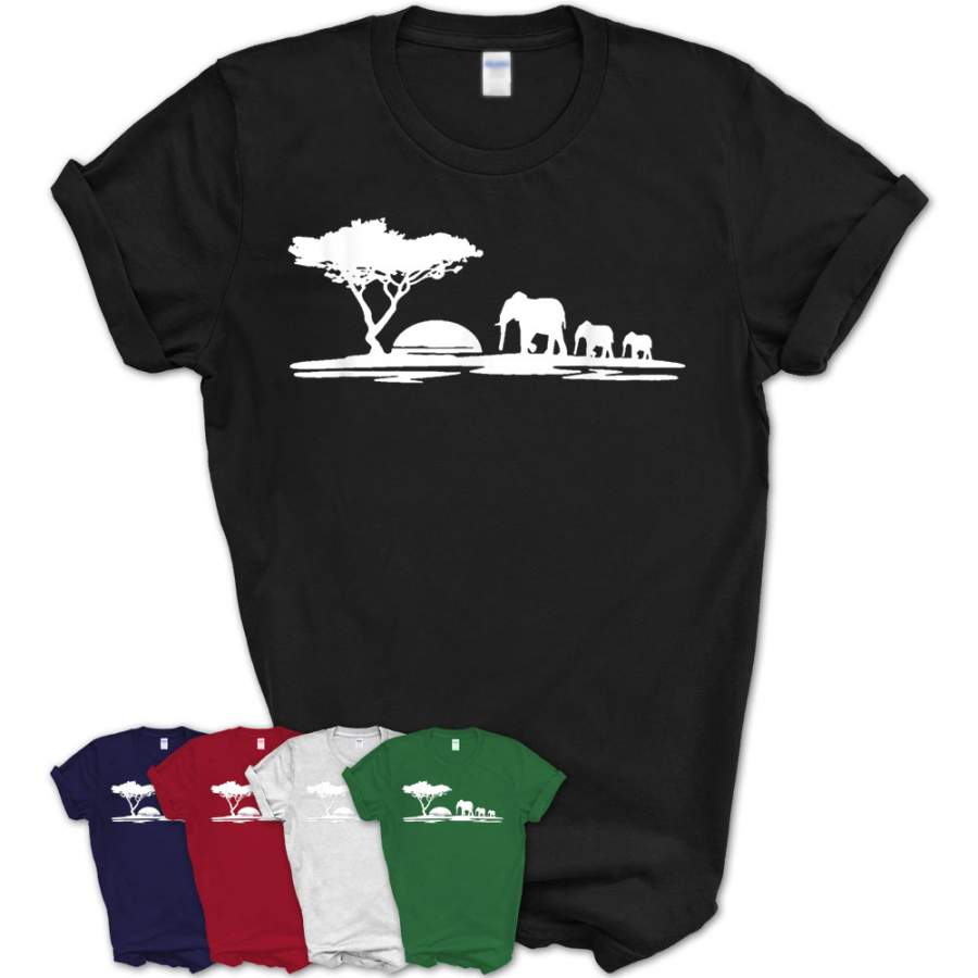 Elephants In Africa T-Shirt