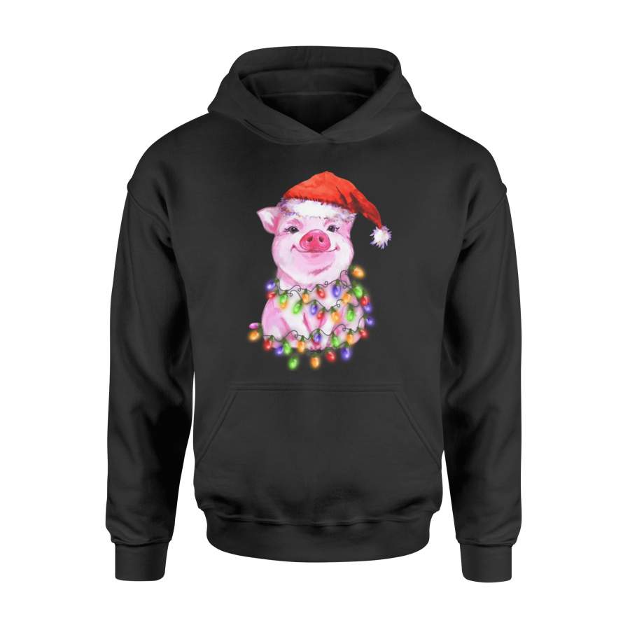 Pig Christmas T Shirt – Standard Hoodie