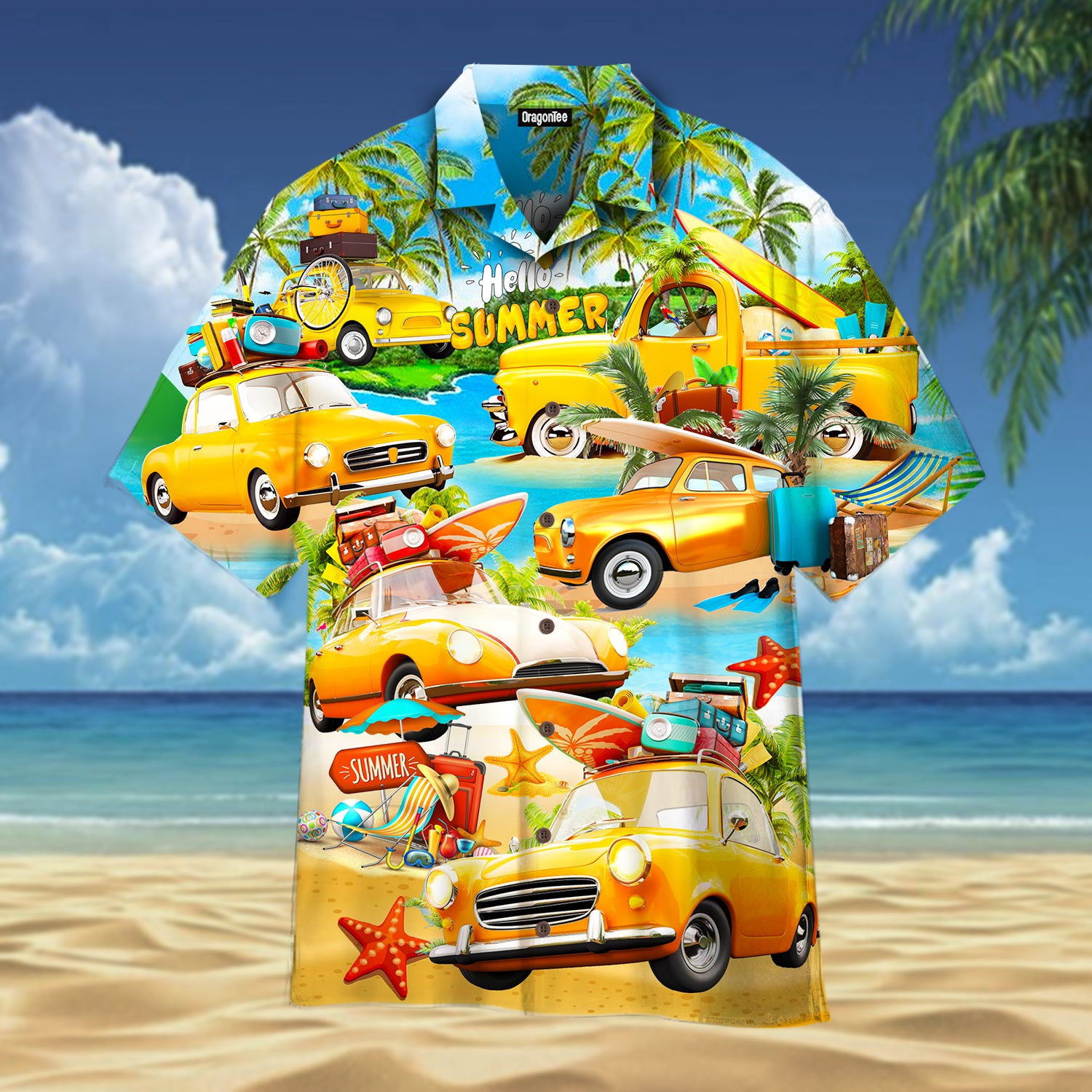 Oragontee Car Love A Summer Trip Hawaii Shirt For Men Women Adult Ha28784