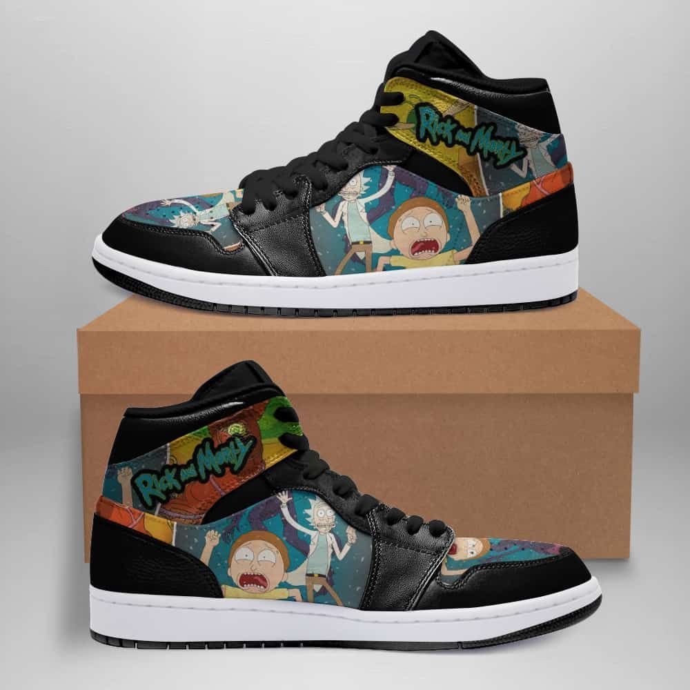 Rick And Morty 190 Air Jordan Shoes Sport Sneakers