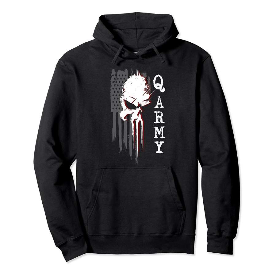 Qanon The Rabbit Storm & Deepstate Pullover Hoodie Unisex 3D All Over Print