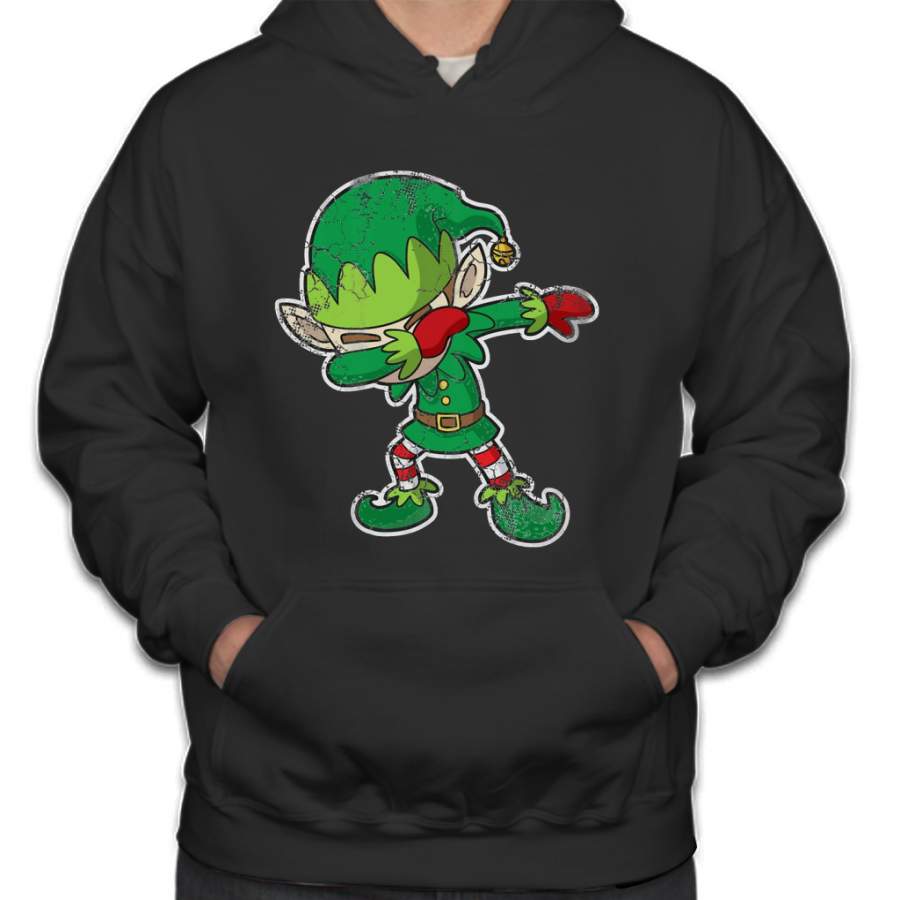 Christmas Dabbing Elf Hoodie