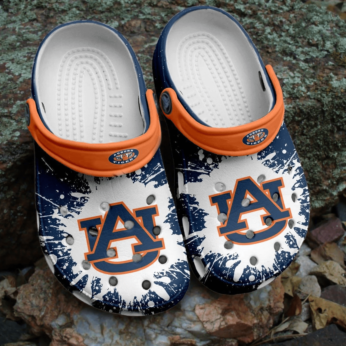 Auburn Tigers NCAA Crocss Crocband Clogs Comfortable Shoes For Men Women