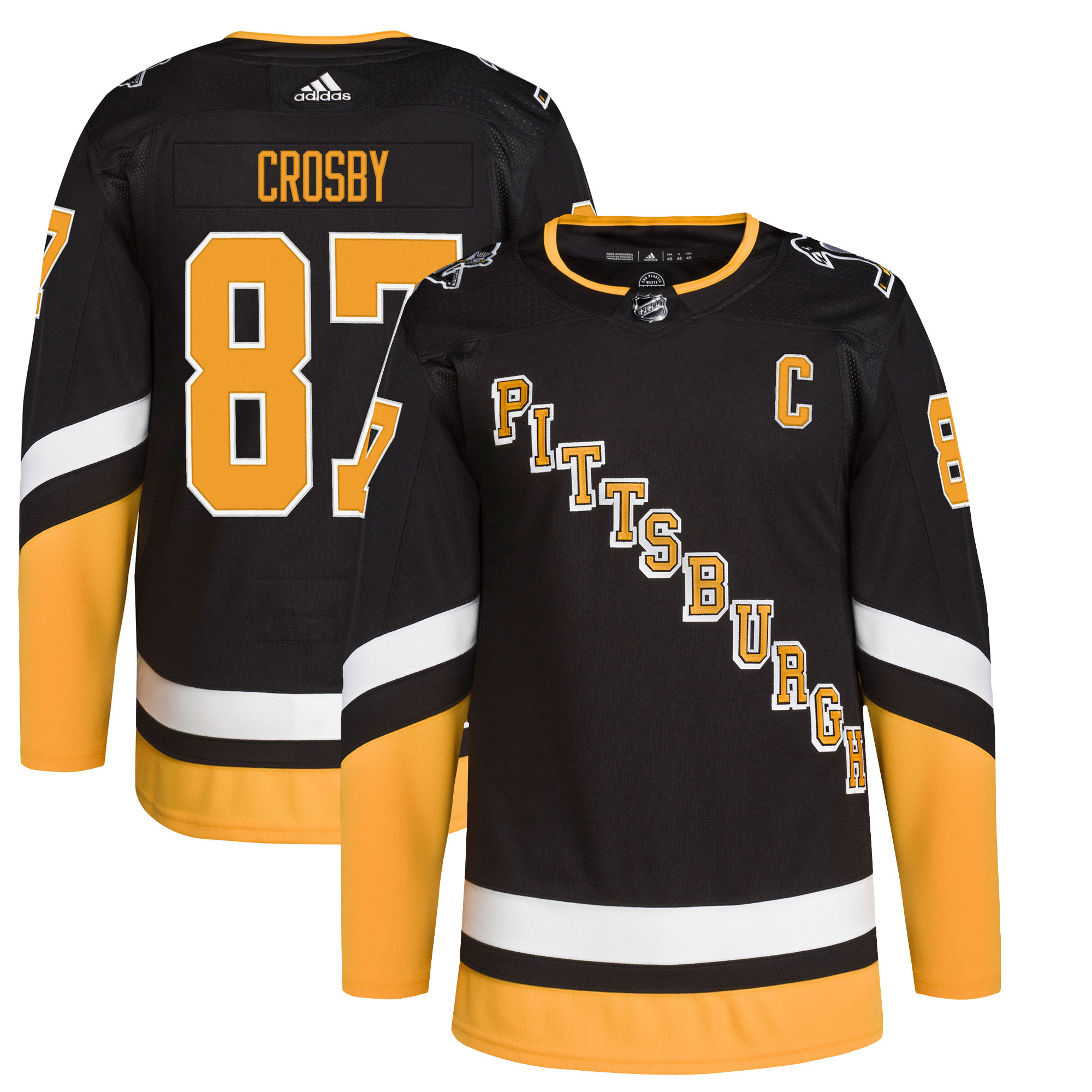 Sidney Crosby Pittsburgh Penguins Alternate Primegreen Authentic Player Jersey – Black