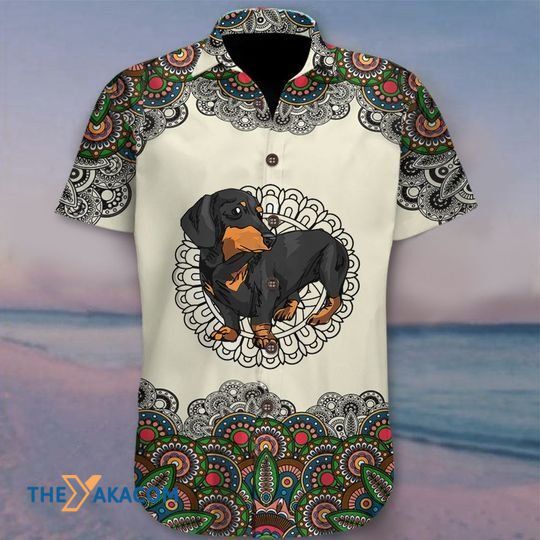 Awesome Dachshund Mandala The Best Gift For Dog Lovers Hawaiian Shirt Ha71389