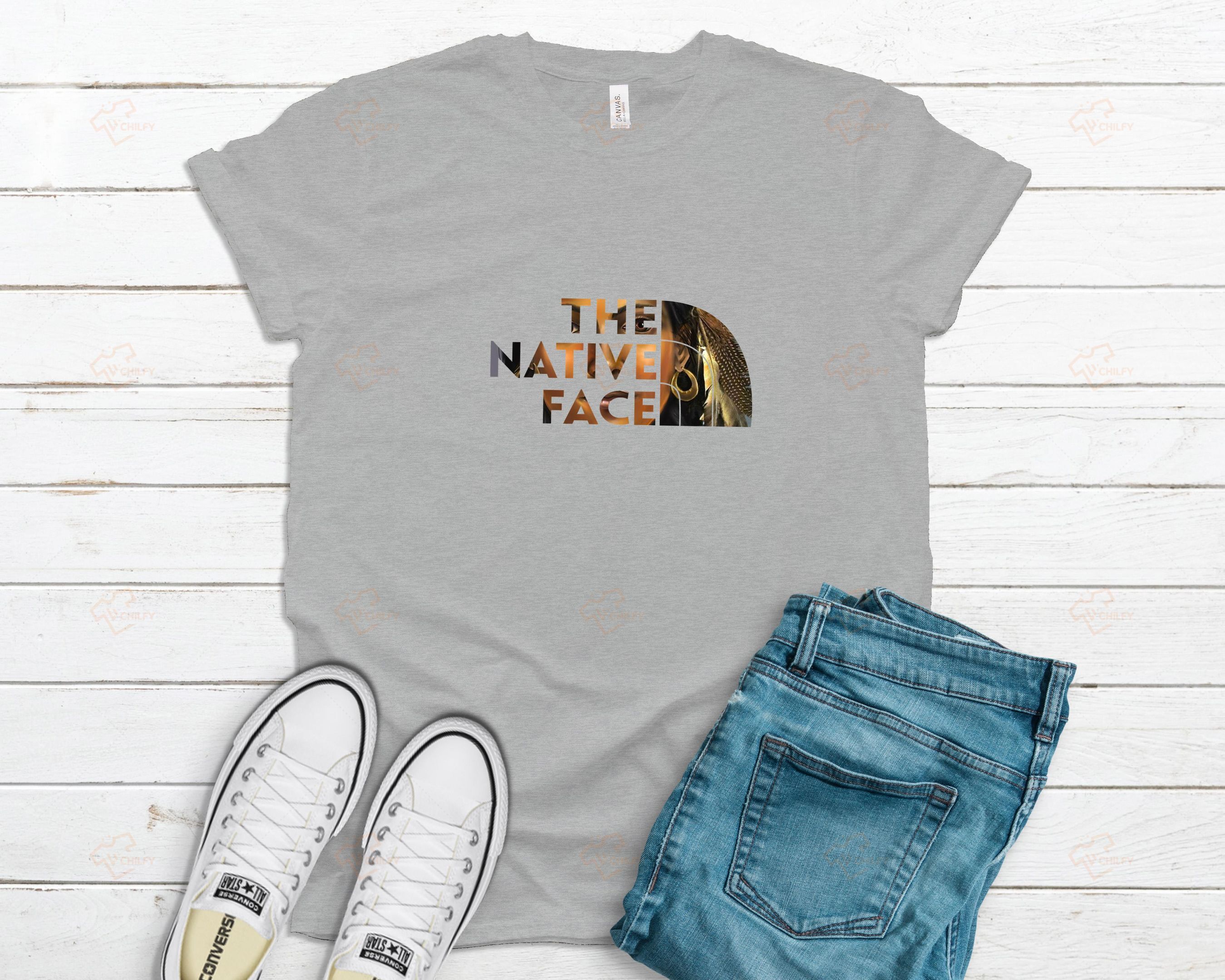 The Native Face, shirt for Native American, NDN pride shirt, Native pride shirt