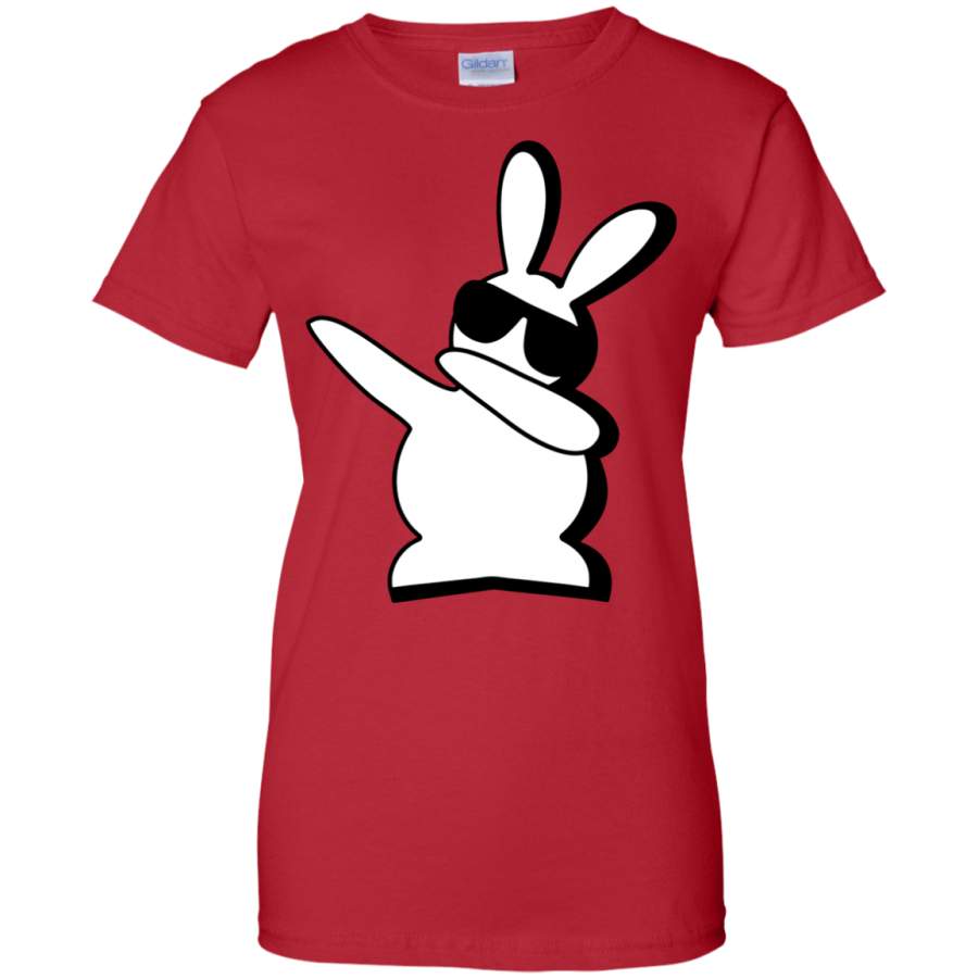 Dabbing Hip Hop Bunny Easter – Dab Ladies T-Shirt – Teeever.com