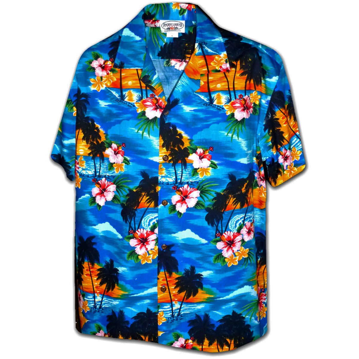 Diamond Head Sunset Bluehawaiian Shirt Made In Summer Beach Shirts Ha82482