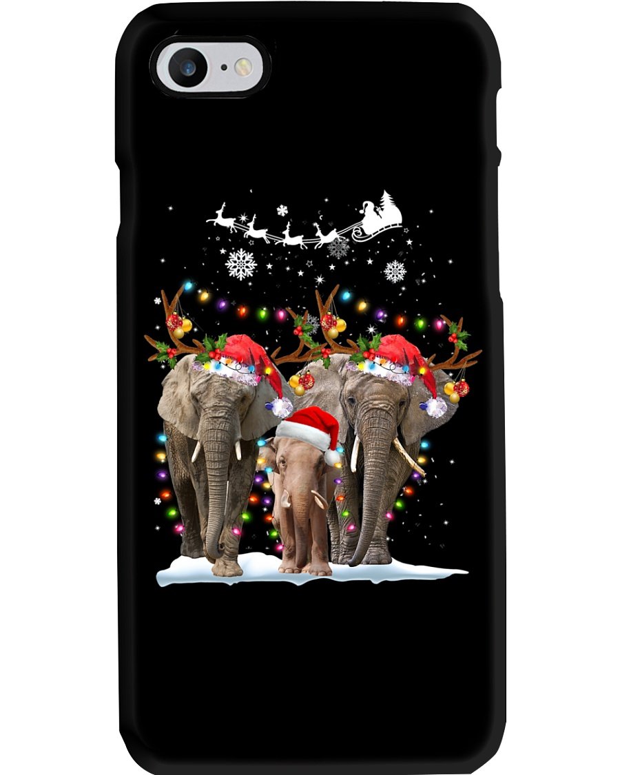 Three Elephant Christmas Phone Case