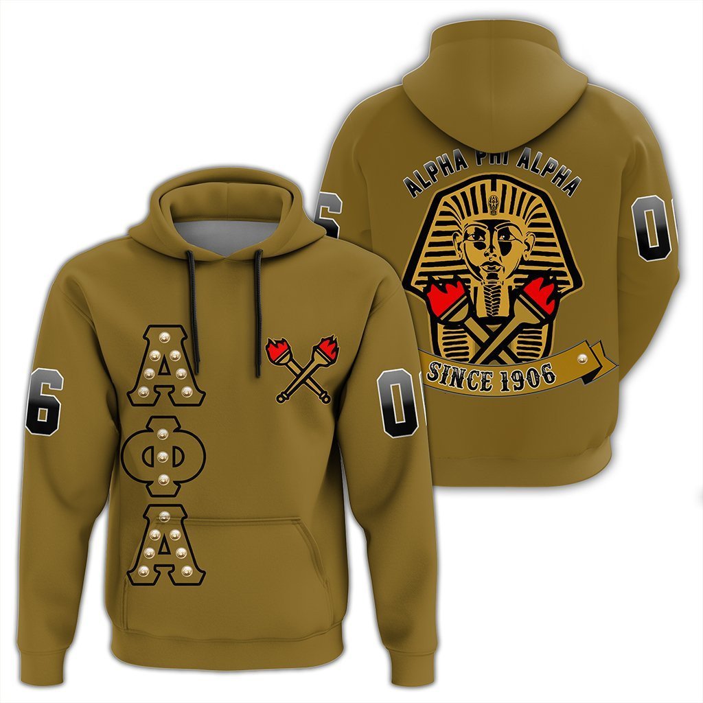 Fraternity Hoodie – Alpha Phi Alpha Crystal Yellow Pullover