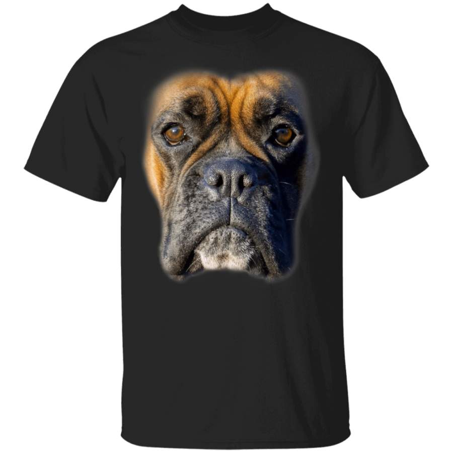 Animal Lover Gift Boxer Face Funny Dog Lovers Tshirt