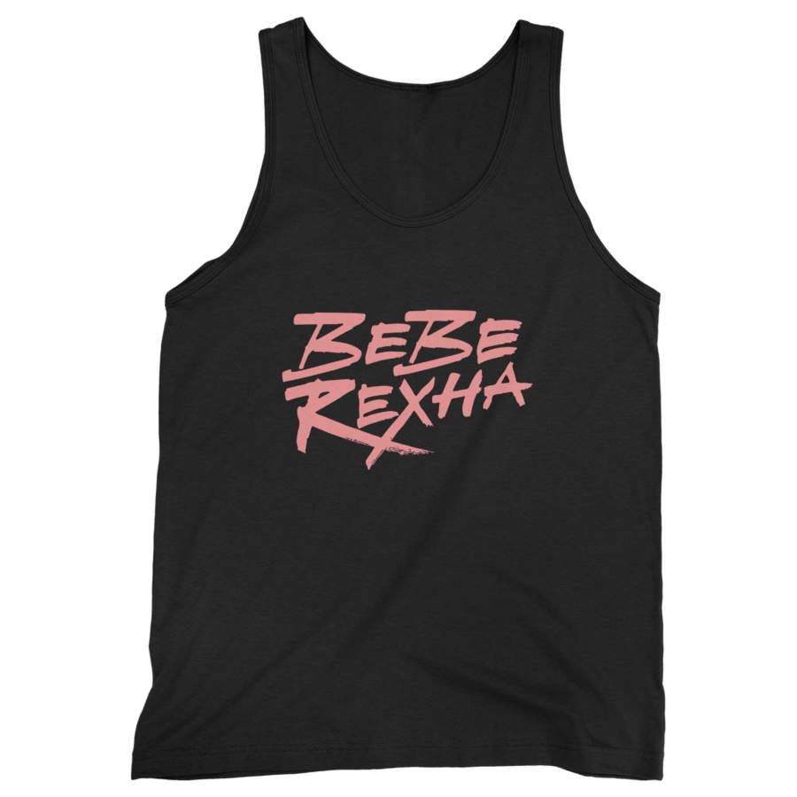 Bebe Rexha Logo Pink Man’s Tank Top