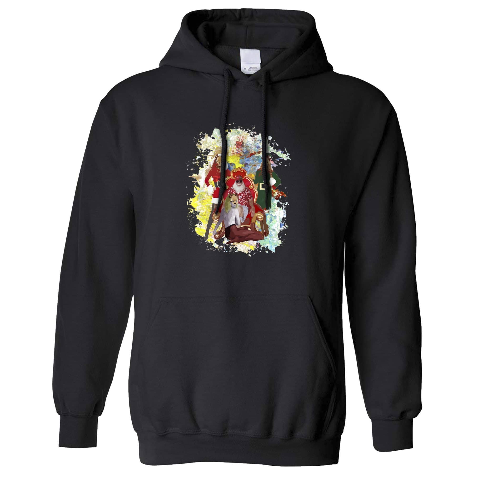 Father Christmas Hoodie Santa And His Ho Hoe Hoes Hooded Jumper