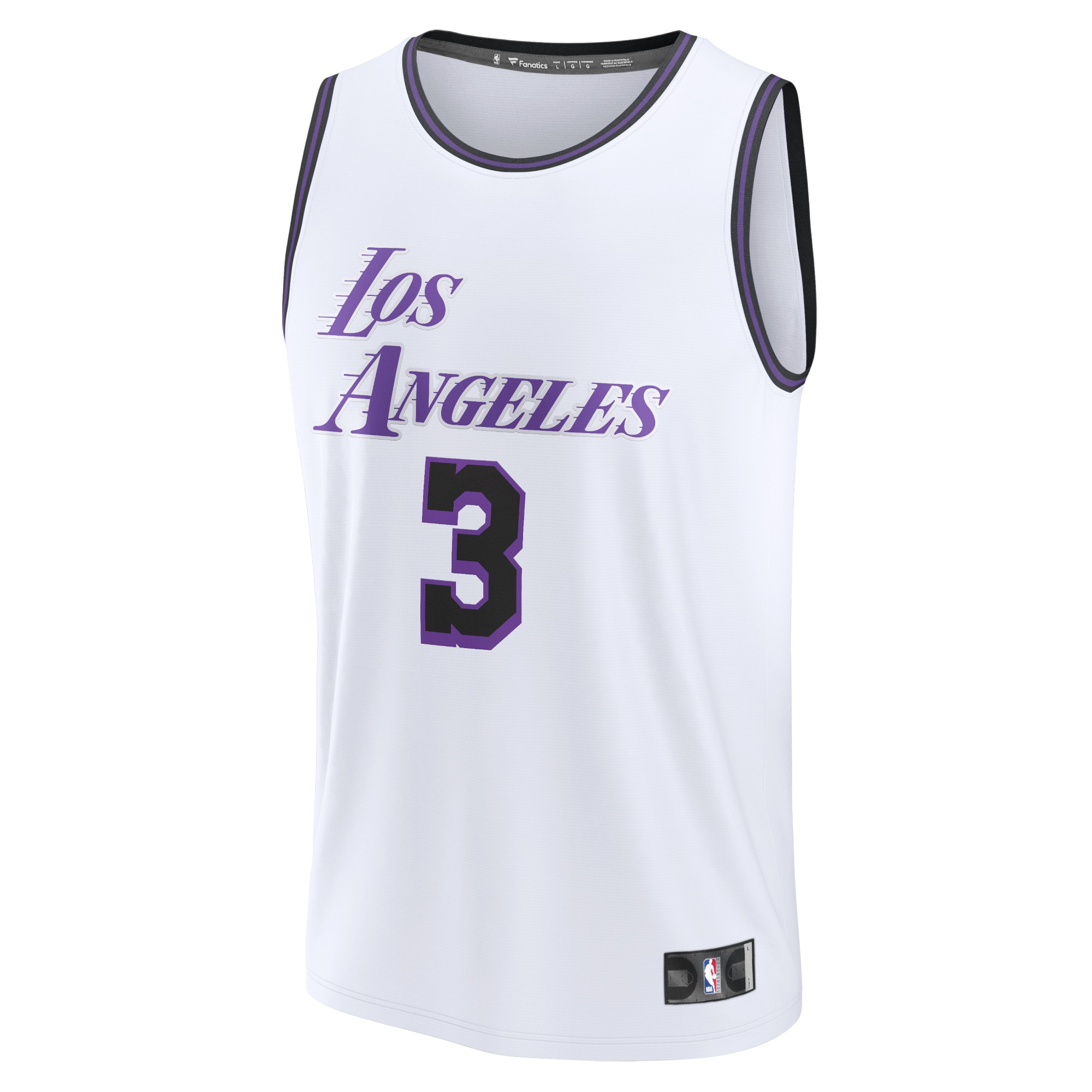 Anthony Davis Los Angeles Lakers Fastbreak Jersey – City Edition – White